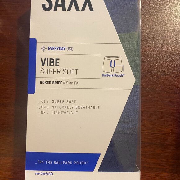 SAXX VIBE Boxer Briefs “Ombre Rugby” - Picture 3 of 4